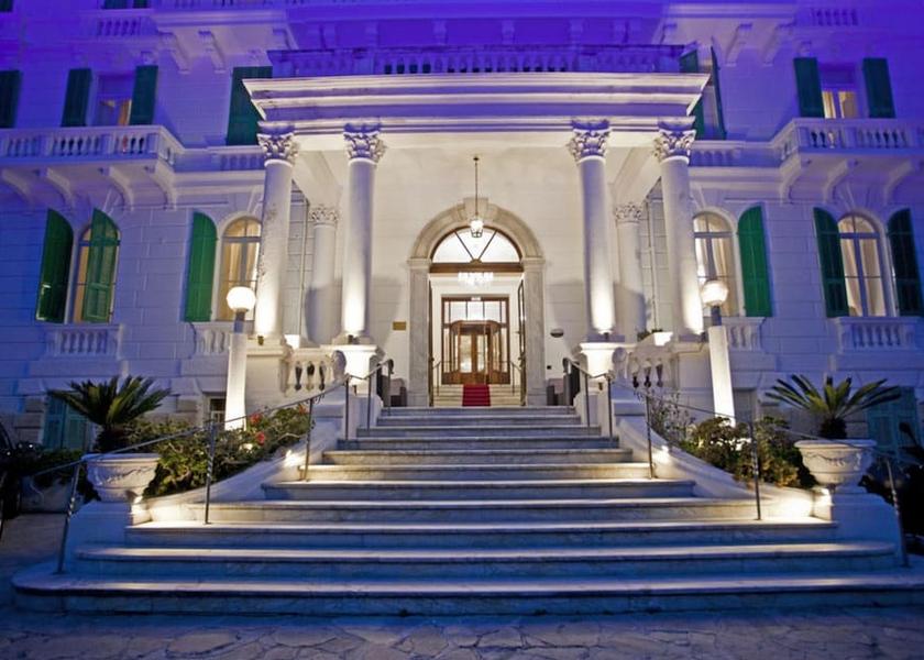 Liguria Sanremo Front of property - evening/night