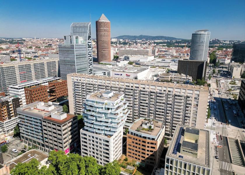 Auvergne-Rhône-Alpes Lyon Aerial view