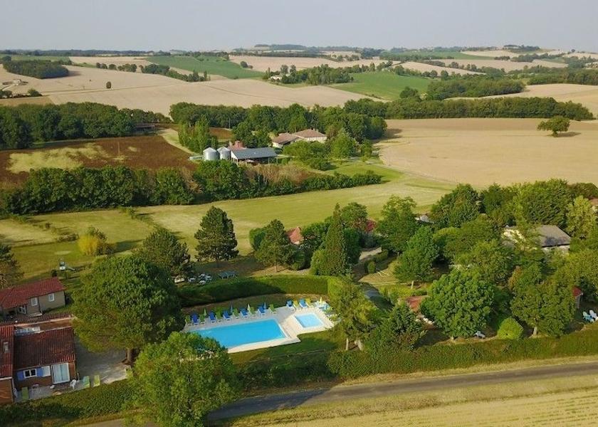 Occitanie Mirepoix Aerial View