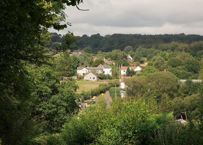 England Chard Aerial View