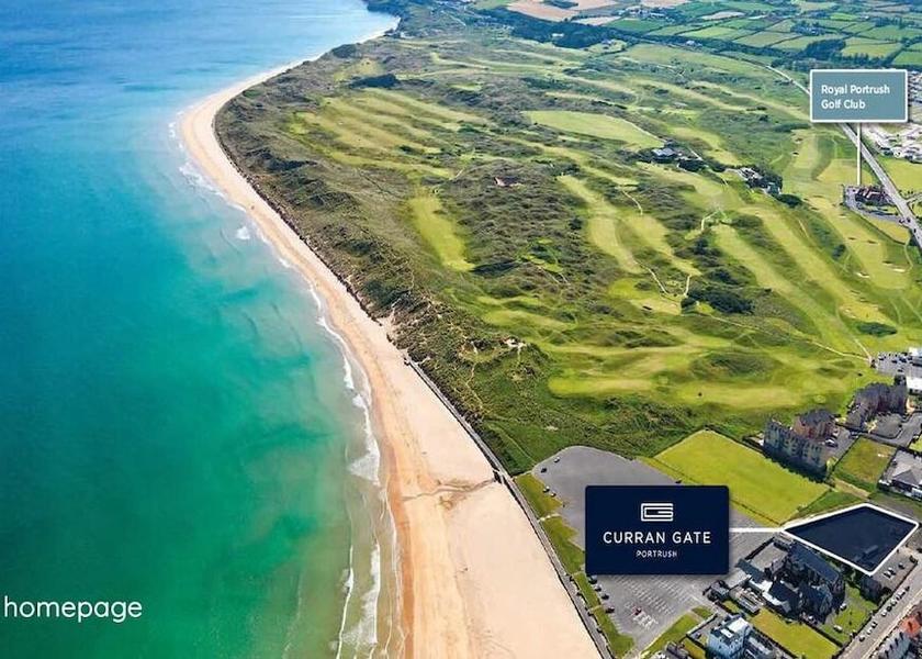 Northern Ireland Portrush Aerial View
