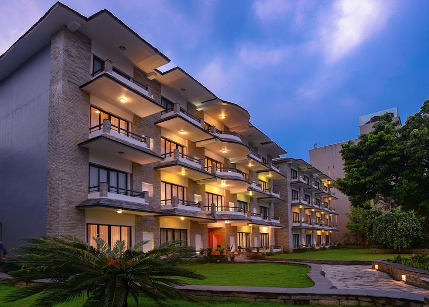 Front of property - evening/night