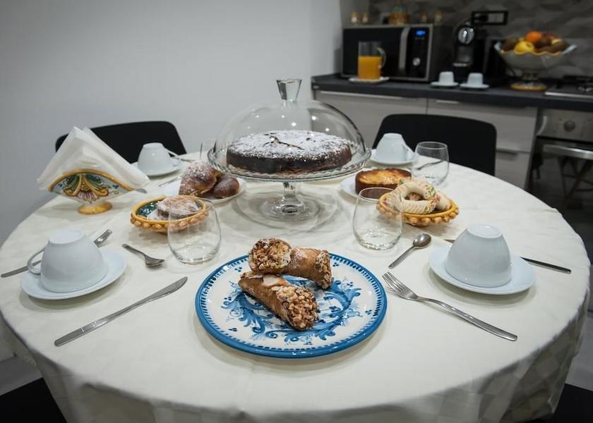 Sicily Caltagirone Breakfast buffet
