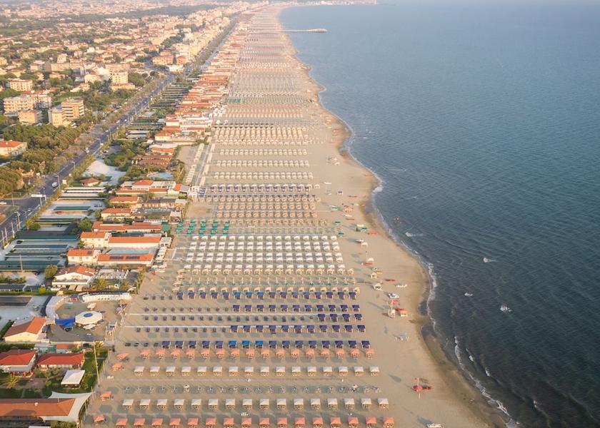 Tuscany Forte dei Marmi Aerial View