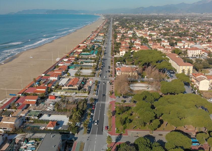 Tuscany Forte dei Marmi Aerial View
