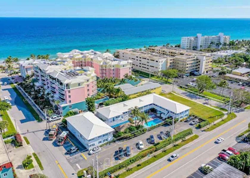 Florida Deerfield Beach Aerial View