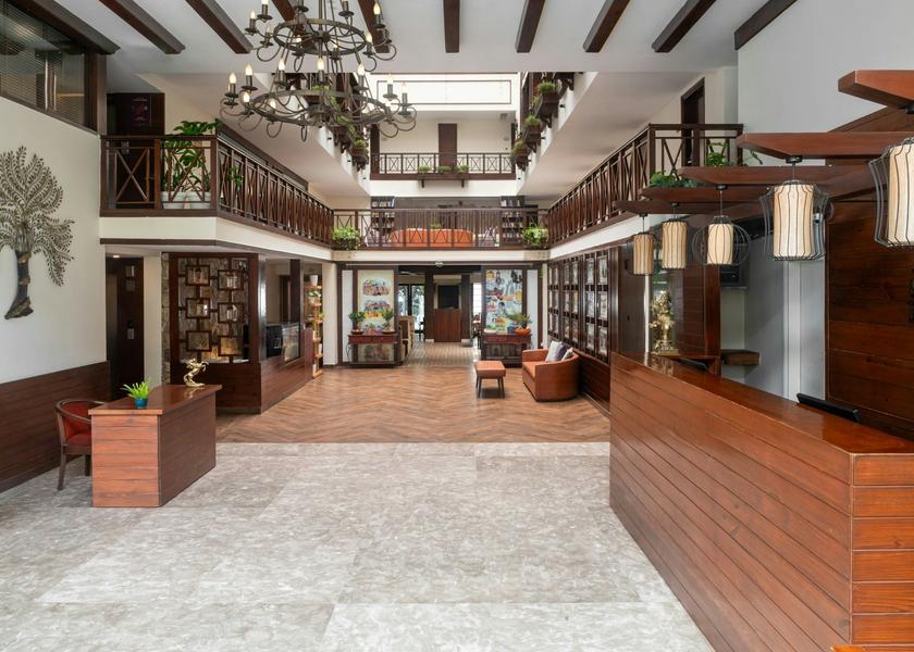 Uttarakhand Mussoorie Lobby - Balcony - Sofa - Chandelier