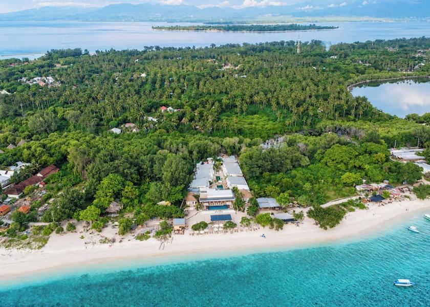 West Nusa Tenggara Gili Meno Aerial view