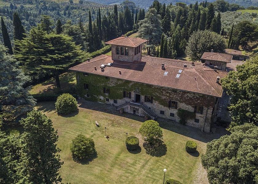 Tuscany Lastra a Signa Aerial View