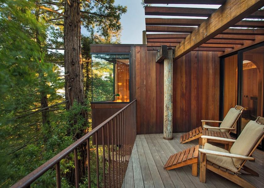 California Big Sur Balcony view