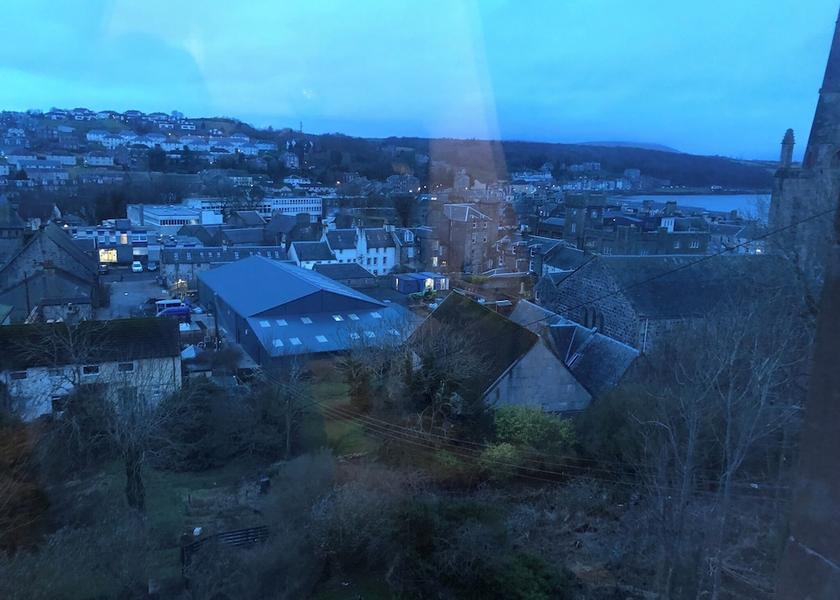 Scotland Rothesay Aerial View