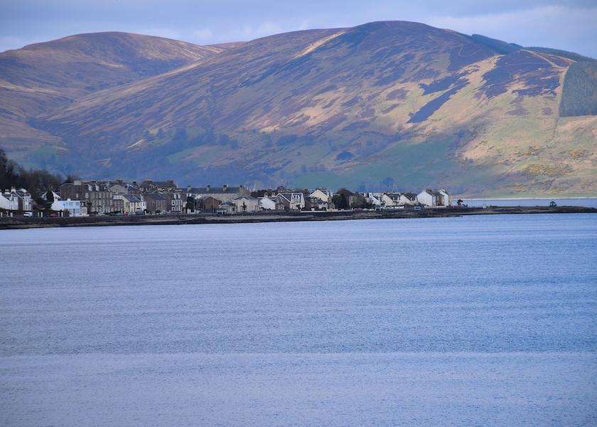 Scotland Rothesay Land View from Property