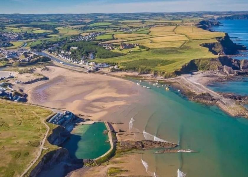 England Bude Aerial View