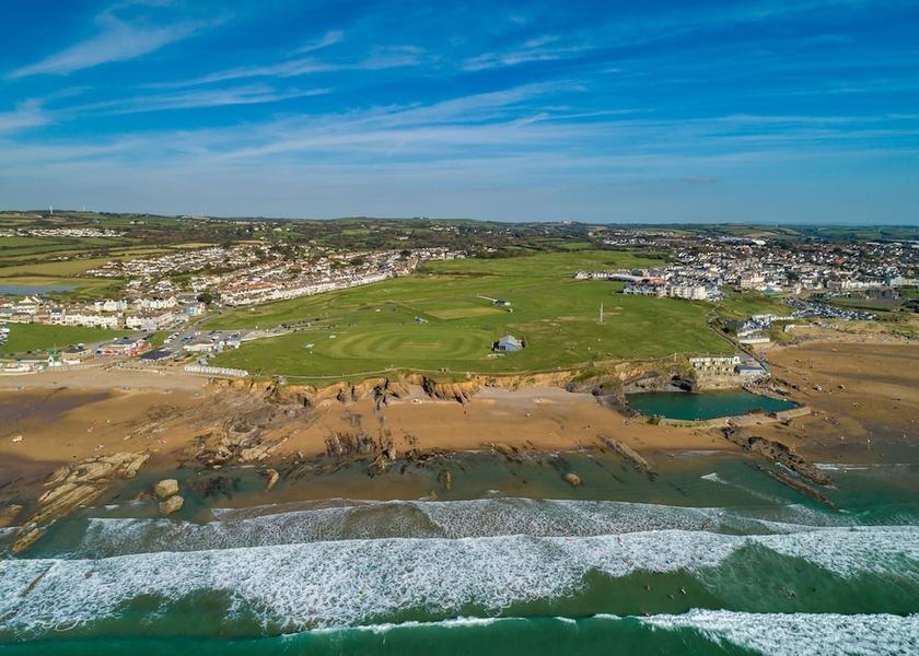 England Bude Aerial View