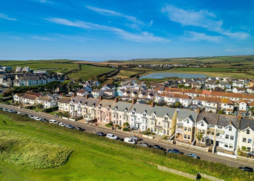 England Bude Aerial View