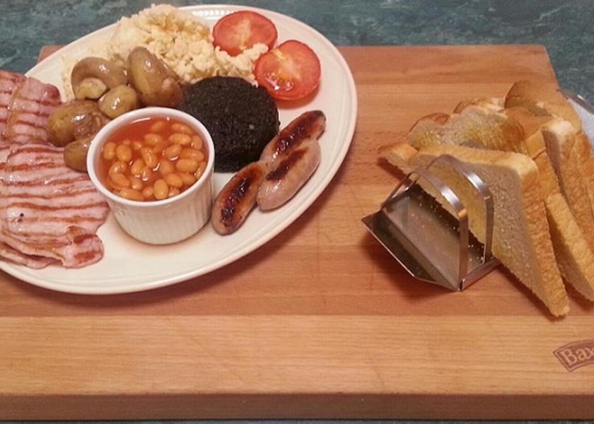 Scotland Buckie Breakfast buffet