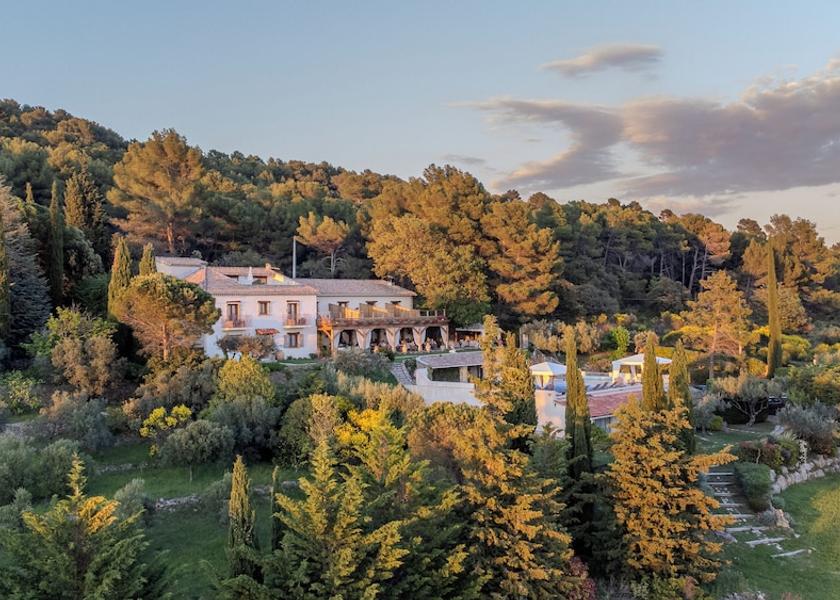 Provence - Alpes - Cote d'Azur Tourtour Aerial View