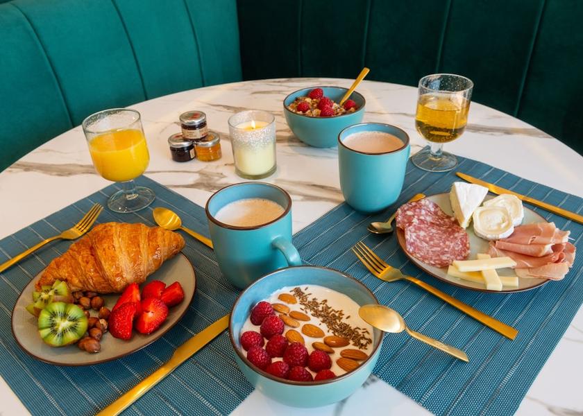 Normandy Saint-Aubin-Sur-Scie Breakfast buffet