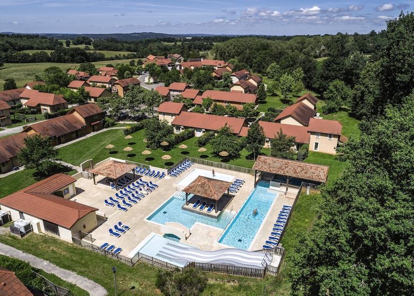 Occitanie Alvignac Aerial View