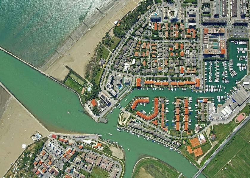 Veneto Caorle Aerial View