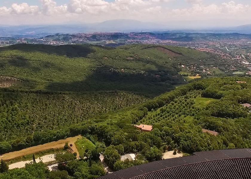 Umbria Corciano Aerial View