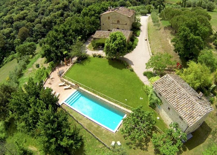 Umbria Corciano Aerial View