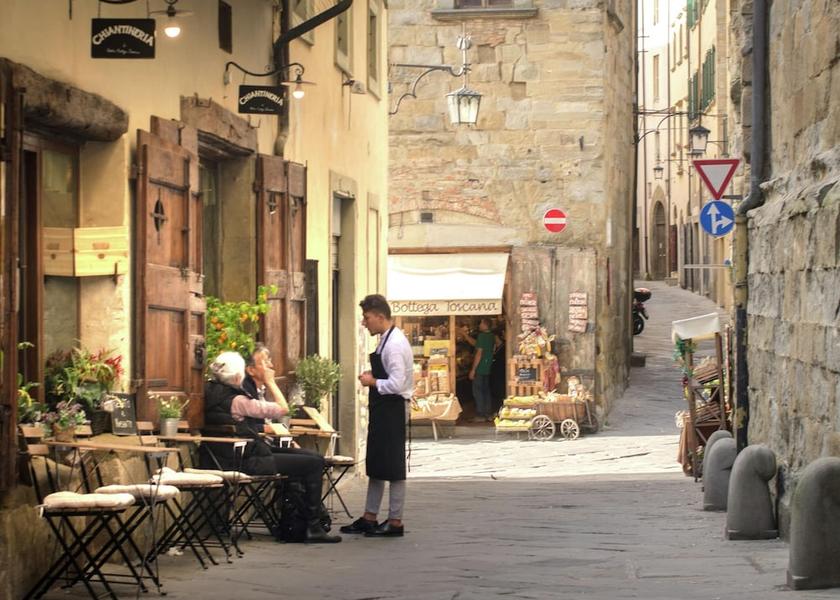 Tuscany Loro Ciuffenna View from Property