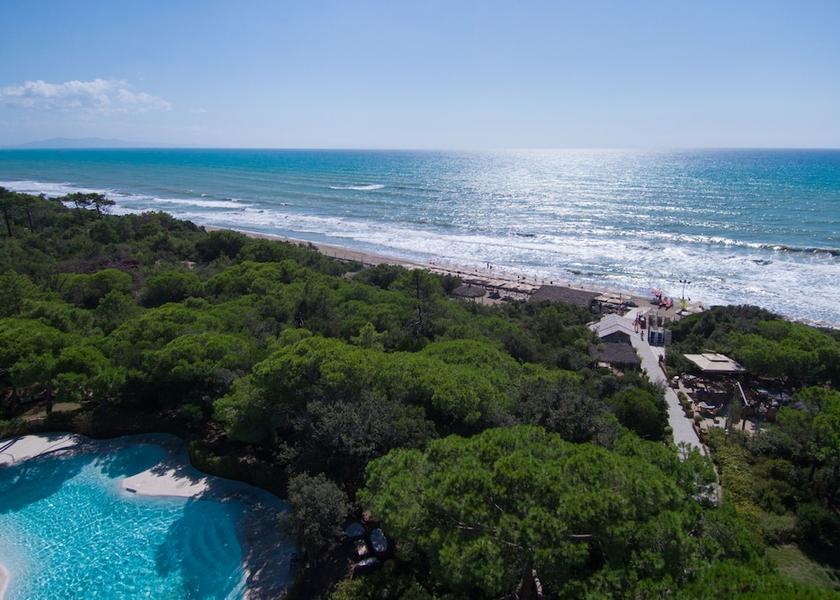 Tuscany Castiglione Della Pescaia Aerial View