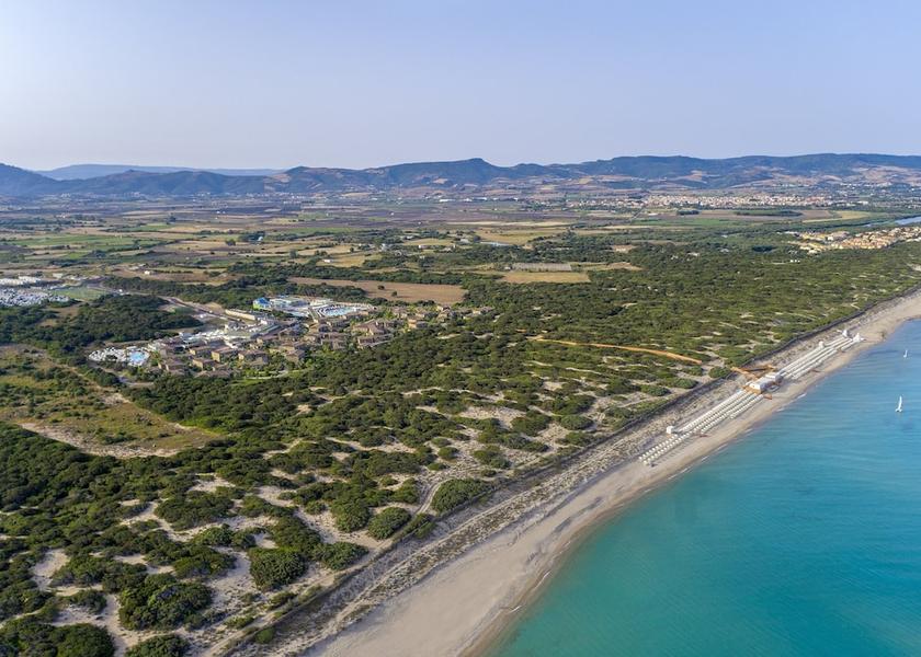 Sardinia Badesi Aerial View