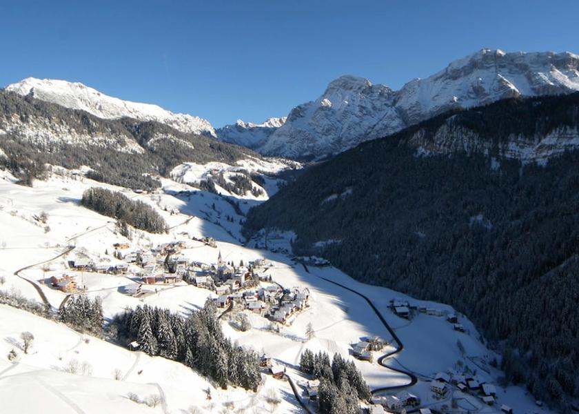 Trentino-Alto Adige Badia Aerial View