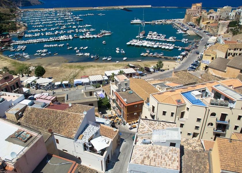 Sicily Castellammare del Golfo Aerial View
