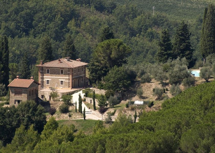 Tuscany Bagno a Ripoli Aerial View