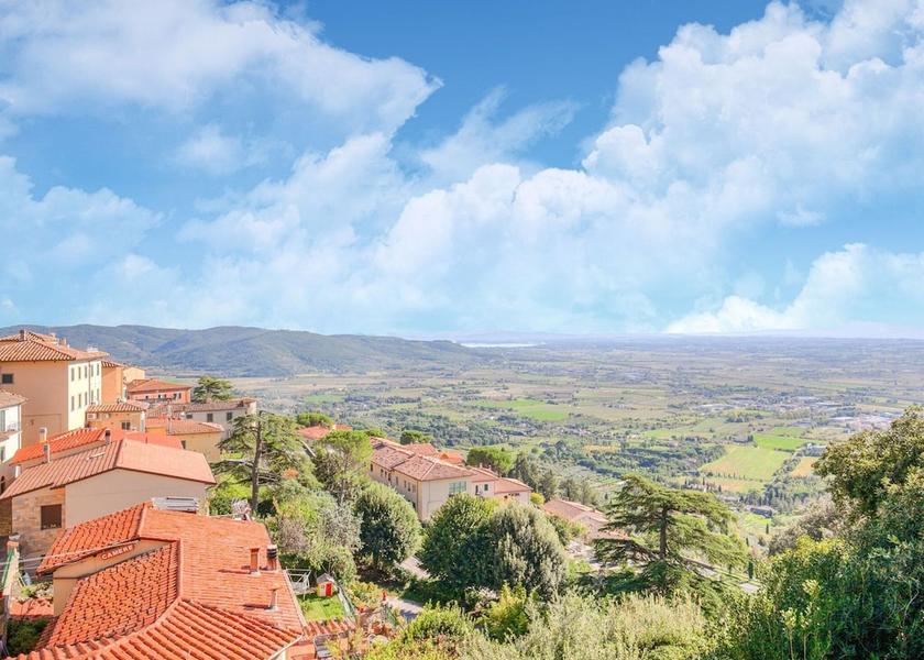 Tuscany Castiglion Fiorentino View from Property
