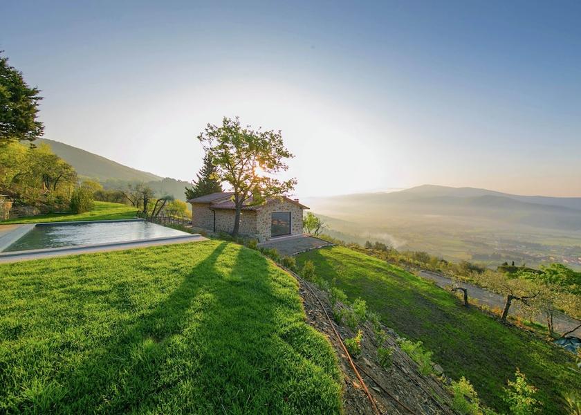 Tuscany Castiglion Fiorentino View from Property