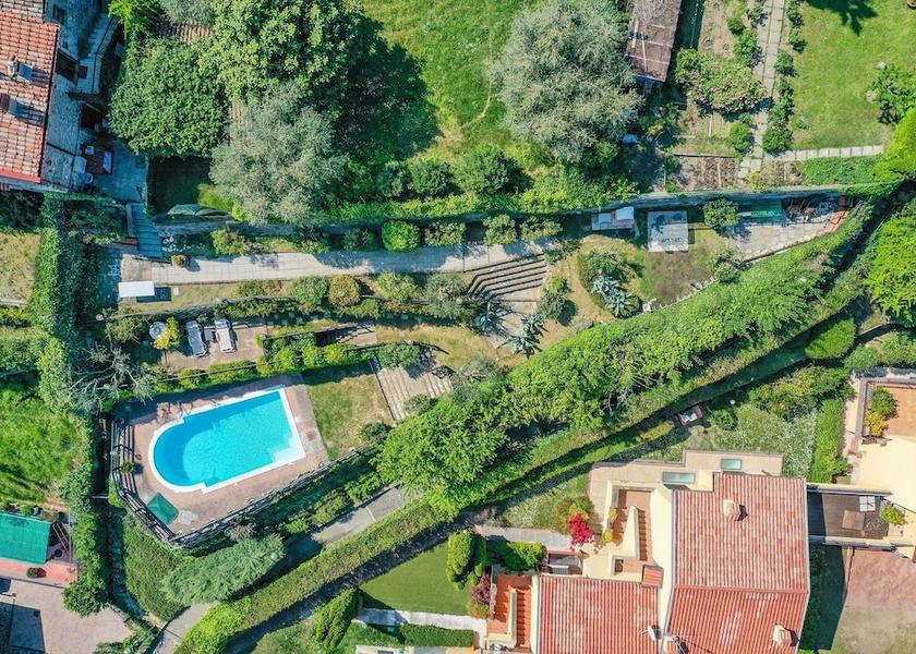 Lombardy Soiano del Lago Aerial View