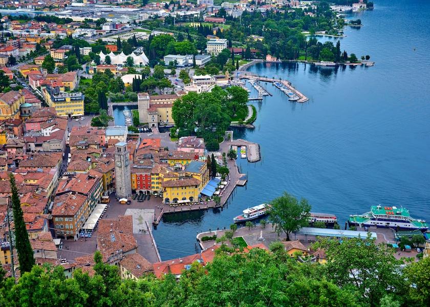 Veneto San Zeno Di Montagna Aerial View