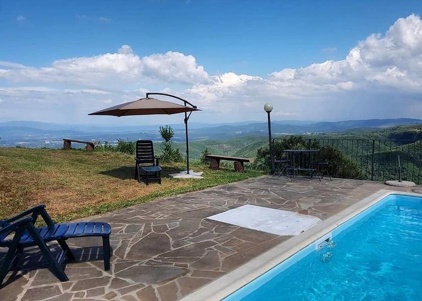 Tuscany Montevarchi View from Property