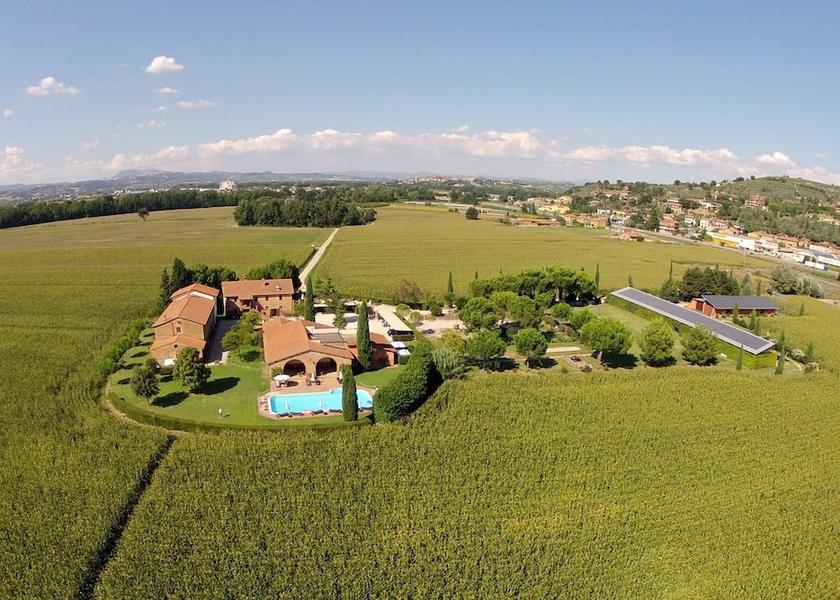 Umbria Deruta Aerial View