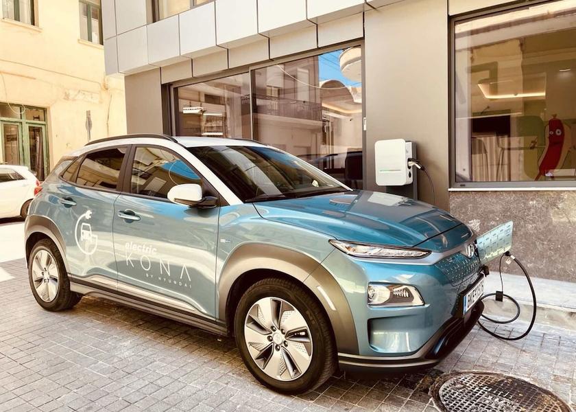 Crete Heraklion Electric vehicle charging station