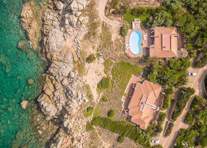 Sardinia Aglientu Aerial View