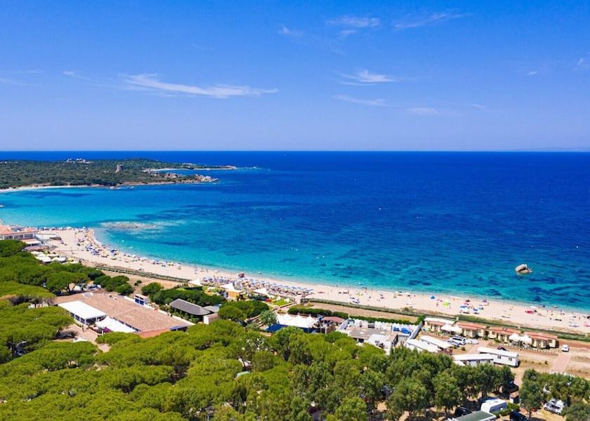 Sardinia Aglientu Aerial View