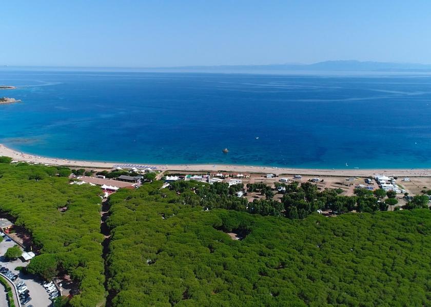 Sardinia Aglientu Aerial View