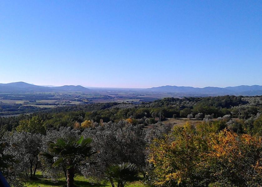 Tuscany Roccastrada Land View from Property