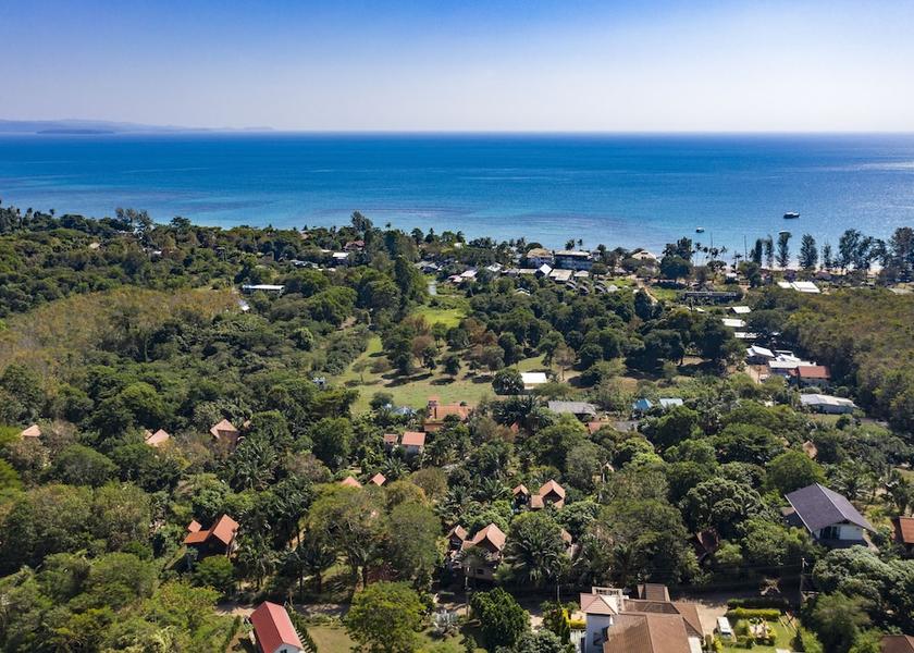 Trat Province Ko Mak Aerial View