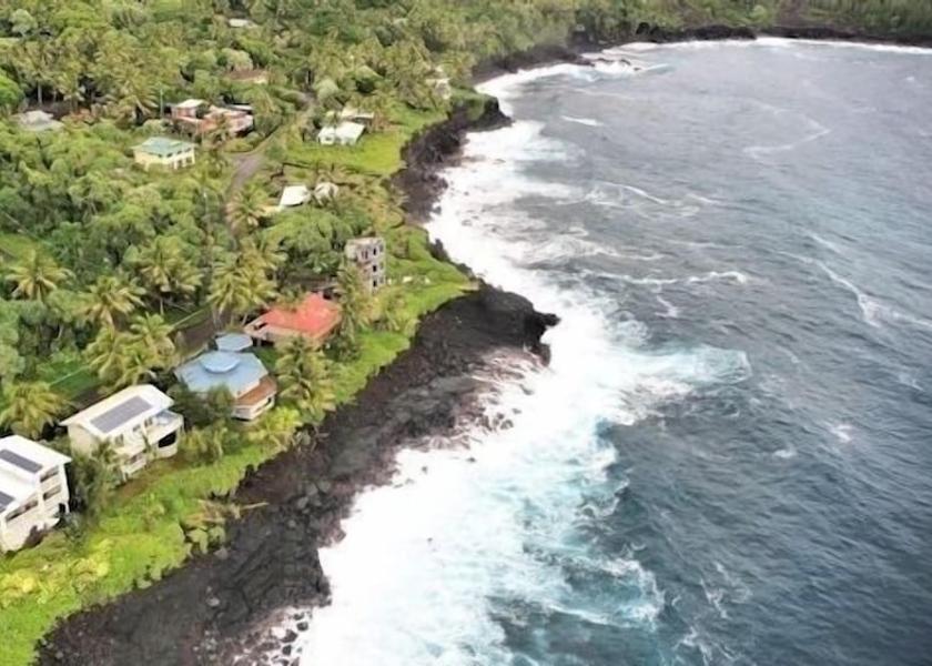 Hawaii Pahoa Aerial View