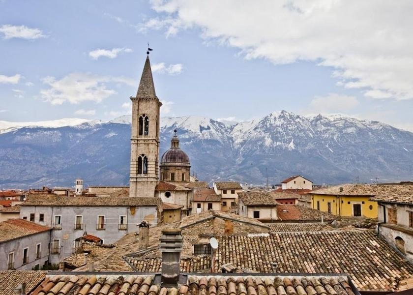Abruzzo Sulmona City View from Property