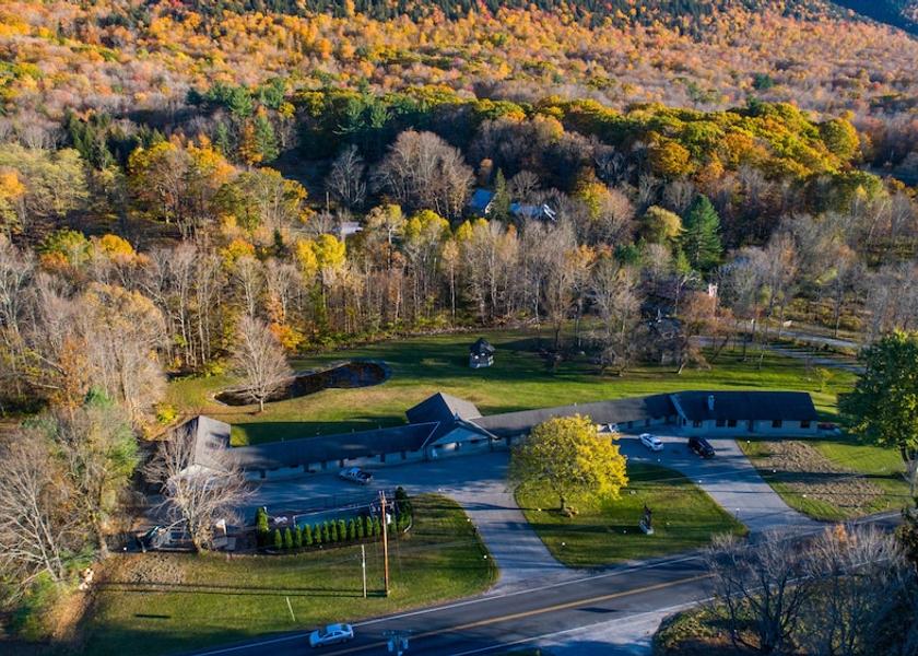 Vermont Manchester Center Aerial View