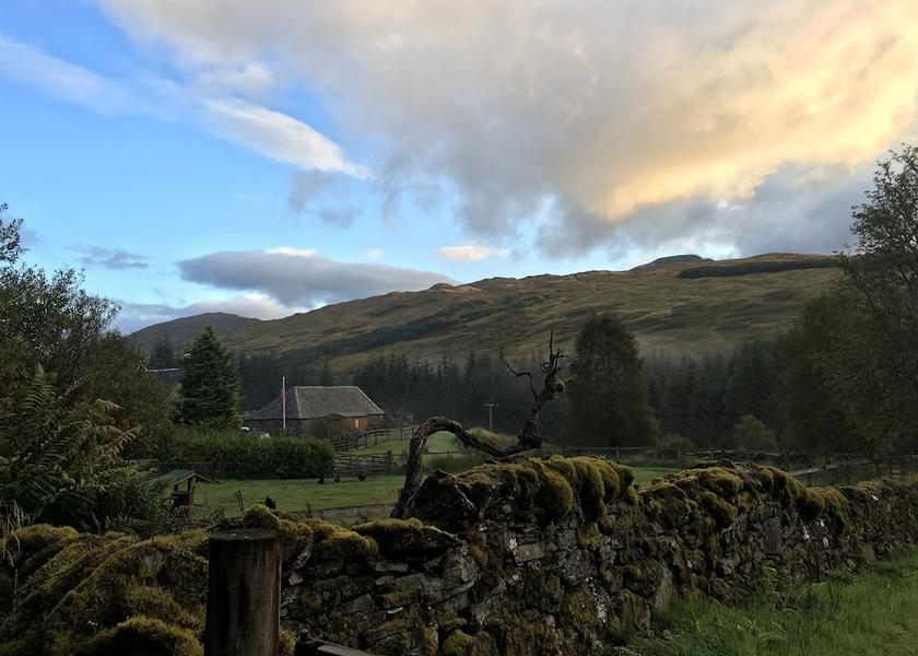 Scotland Crianlarich Courtyard