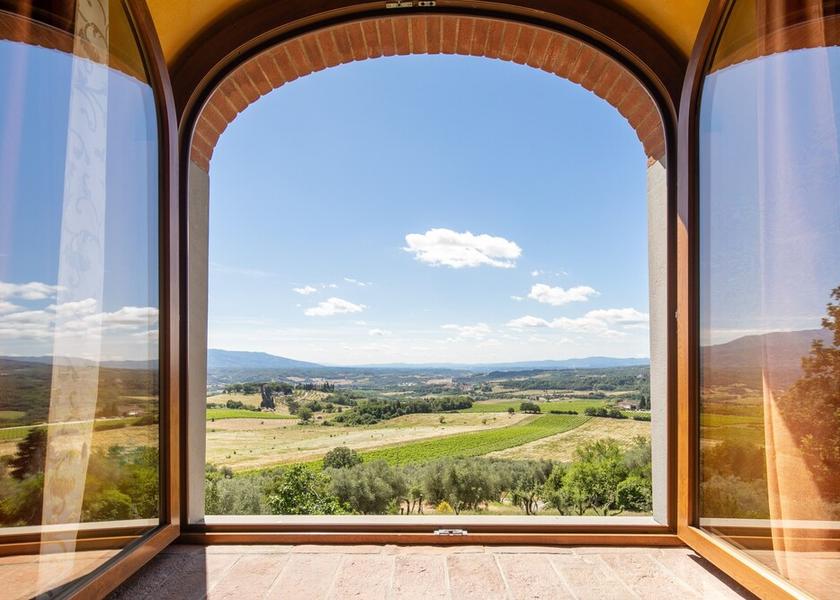 Tuscany Rignano Sull'Arno Land View from Property