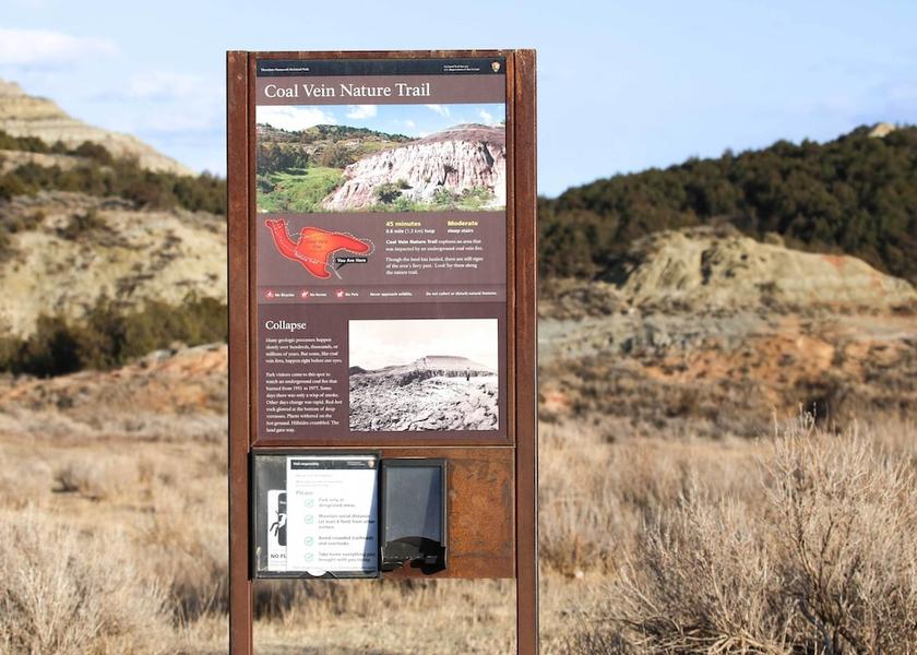 North Dakota Medora Interior Entrance